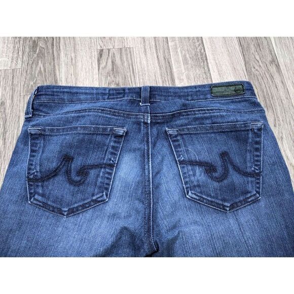 Adriano Goldschmied Womens Size 27 R Pockets Embroidered Skinny Denim Blue Jeans - Picture 3 of 12